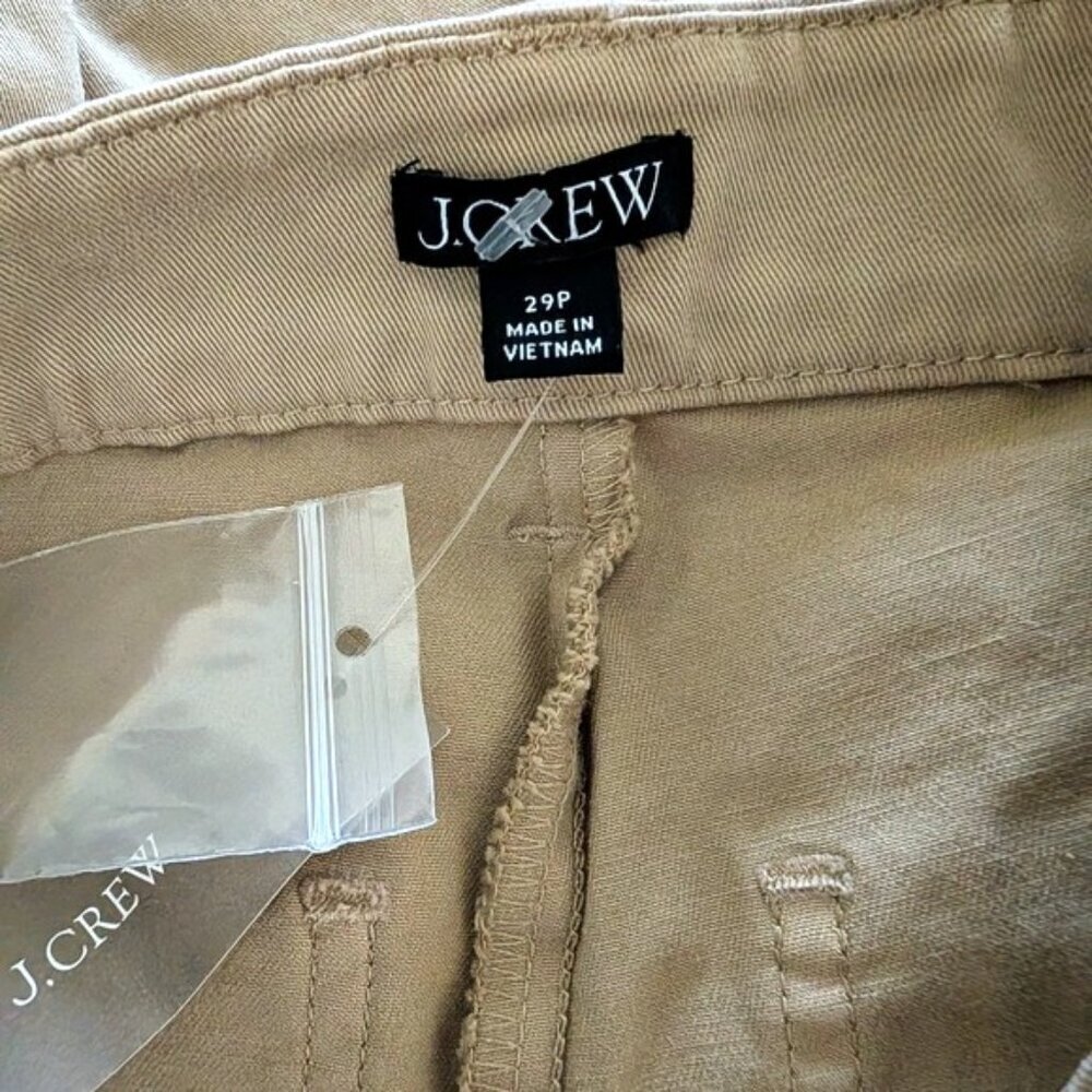 J. Crew Charley Kickout Cropped Pant In Chino Size 29P - Picture 5 of 6